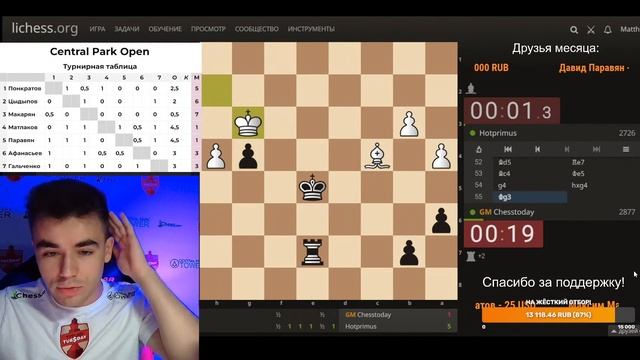 [RU] Призовой Фонд 1.150.000₽! МЕГА-ТУРНИР С ГРОССАМИ! lichess.org смотреть онлайн