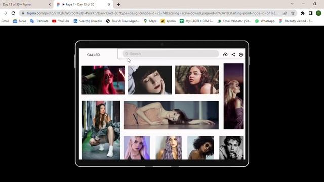 Image Gallery using Figma смотреть онлайн
