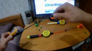 Снасти для ловли берша и судака зимой на тюльку .