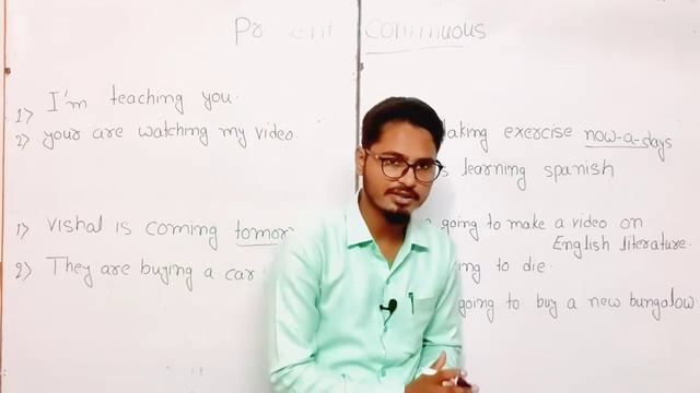 Present Continuous tense in English Grammar | Learn English with Sajid смотреть онлайн