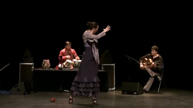 Sandip with Flamenco Dance-- Sofi Yaro as Dancer , Antonio Segura on Guitar смотреть онлайн