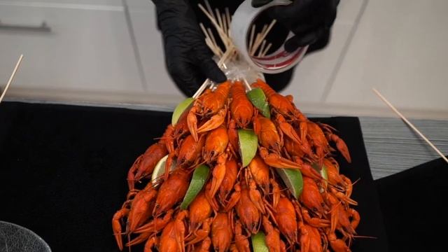Букет из раков. Мастер-класс. смотреть онлайн
