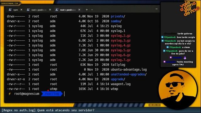 [Regex no auth.log] Quem está atacando seu servidor смотреть онлайн