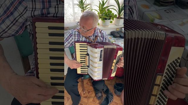 Germany Accordion Premiere, 3/4 Accordion, 80 Bass, 34 Keys, 3 Voices, 5+3 Registers, ON SALE