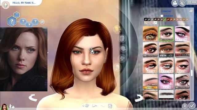 SIMS 4 | CAS | Scarlett Johansson as Blanck Widow ? - Speed CC build + CC LIST смотреть онлайн