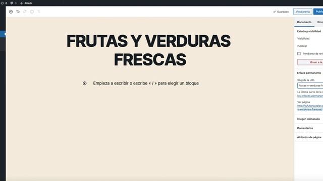 MODIFICAR EL SLUG DE UNA PÁGINA DE WORDPRESS смотреть онлайн