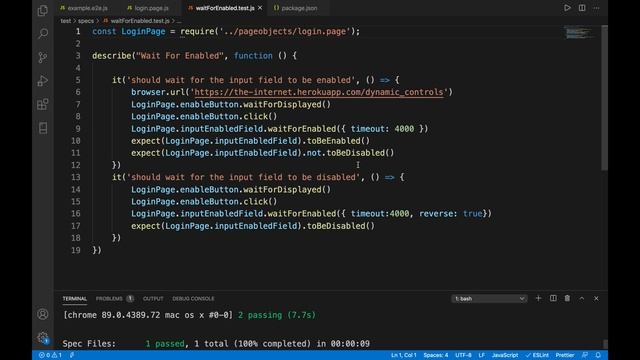 Expect Assertion WebdriverIO | Using WebdriverIO Expect Assertion vs ChaiJS смотреть онлайн
