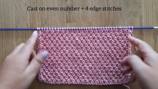 Motivo grana di riso doppia ai ferri n° 249 / Double moss stitch / Punto de arroz doble смотреть онлайн