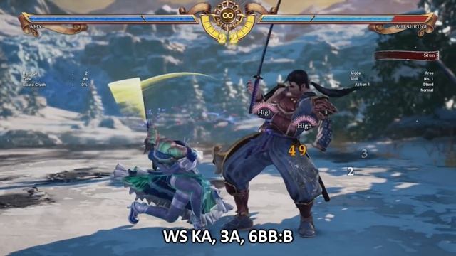 SoulCalibur VI Amy Combo Video смотреть онлайн