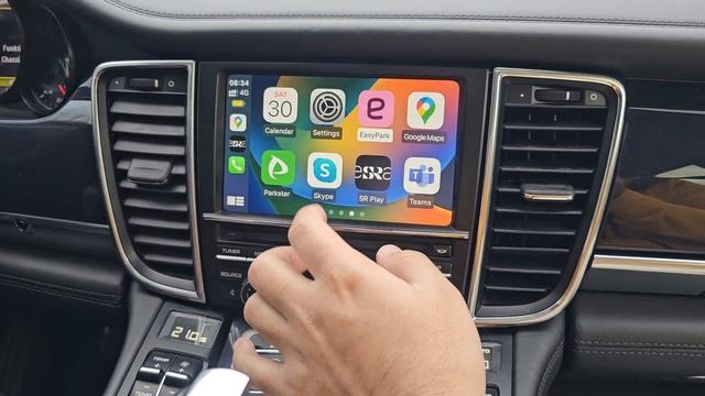 Porsche Panamera Carplay Head Unit Upgrade PCM 3.1 смотреть онлайн