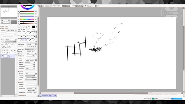 Paint Tool Sai 2: My brushes (only settings) / Мои кисти (только настройки) смотреть онлайн