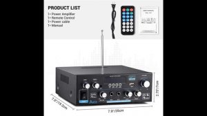 Facmogu AK-55 Bluetooth 5.0 Stereo Audio Amplifier |Overview/Details/Reviews|