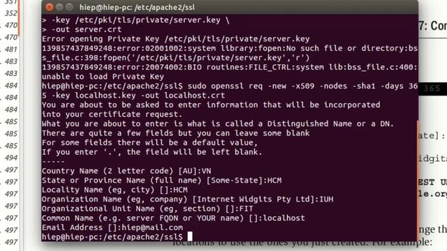Configure SSL on Apache2 Ubuntu смотреть онлайн