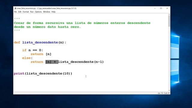 Python - Nivel 26 - Reto 10 - Creando listas de forma recursiva смотреть онлайн