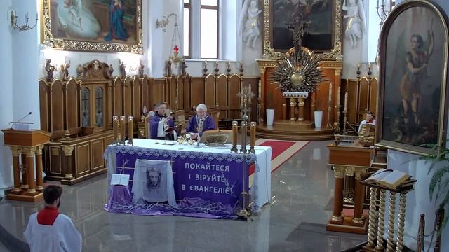 Трансляція Святої Меси з Кафедрального Собору Успіння Пресвятої Богородиці м. Одеса смотреть онлайн
