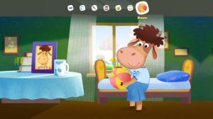 Бурёнка Даша - давай вместе поможем телёнку Борьке найти всё предметы . Burenka Dasha