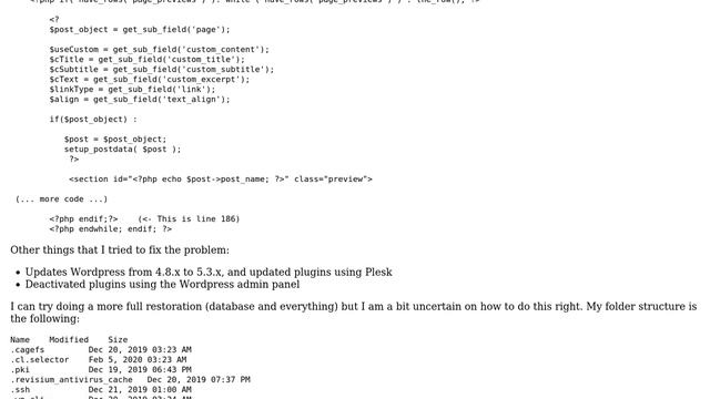 Wordpress: HTTP 500 error when updating a page смотреть онлайн