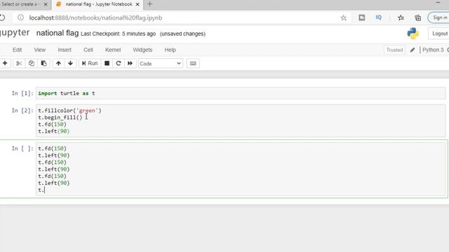 Python Turtle Project #2 | Draw the National Flag of Bangladesh смотреть онлайн