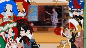 Реакция стран на карты мира. #countryhumans