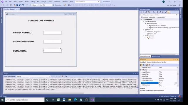 C# Interfaz Gráfica Suma de dos Numeros смотреть онлайн
