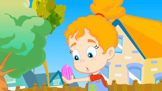 Groovy The Martian plays with a mystery wheel to get surprise eggs at Easter | 15m Compilation смотреть онлайн