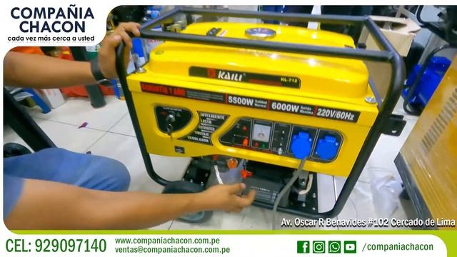 GENERADOR KAILI 5500W смотреть онлайн