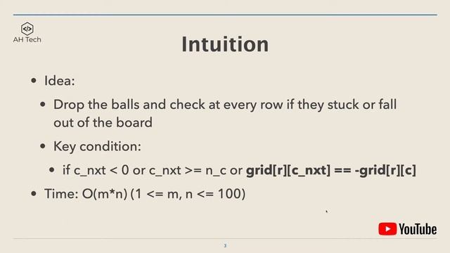 LeetCode 1706. Where Will the Ball Fall | Visualization | Python смотреть онлайн