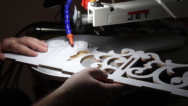 Выпиливаю полочку из дерева (бука). Scrollsaw DIY. смотреть онлайн