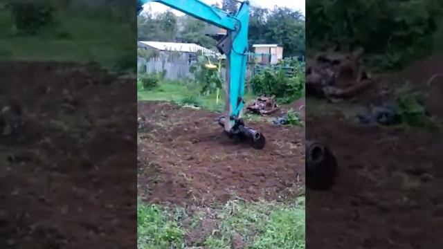 вилы на мини экскаватор