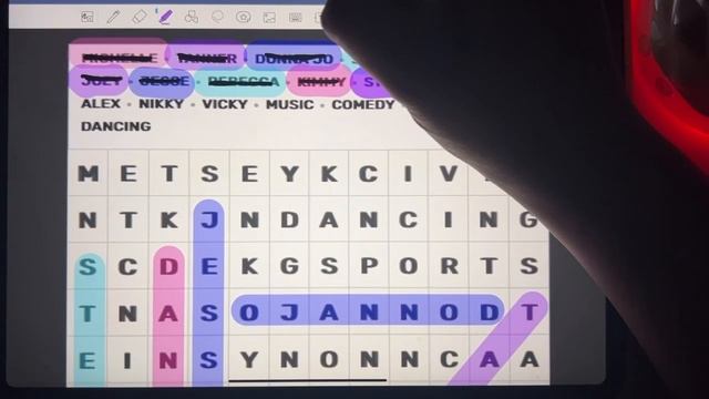 IPad Word Search ASMR?NO TALKING?Muffled background traffic and rain sounds??️ смотреть онлайн