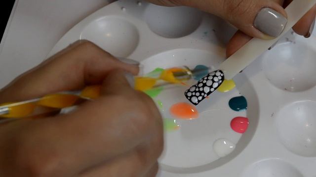 Дизайн Ногтей по Мокрому Гель Лаку.Nail Art.Tutorial смотреть онлайн