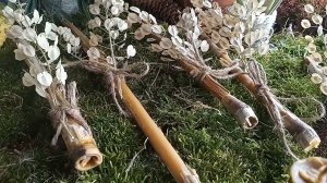 Денежные (тростниковые) свечи и свечи для встречи пары.