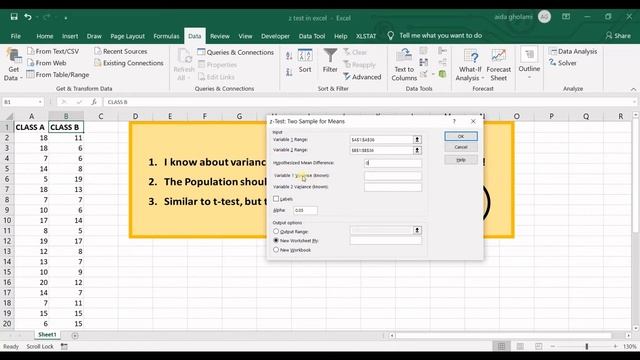 How to do Z Test in Excel | Z-Test Example | Statistical Test смотреть онлайн