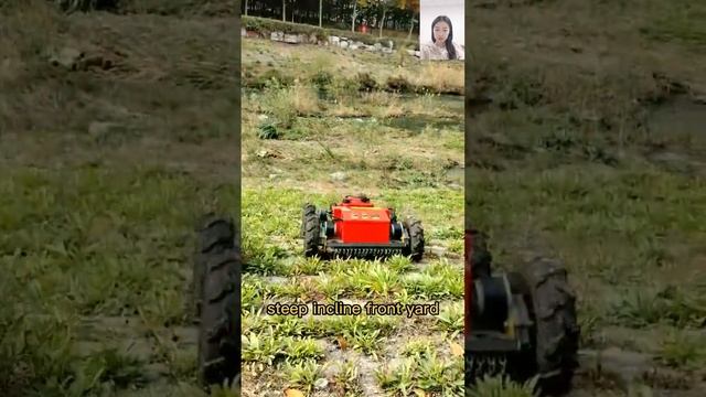 gasoline engine small size light weight self charging backup battery RC grass cutting machine смотреть онлайн