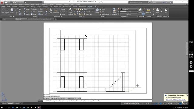 AutoCAD 2017 Tutorial: Layouts смотреть онлайн