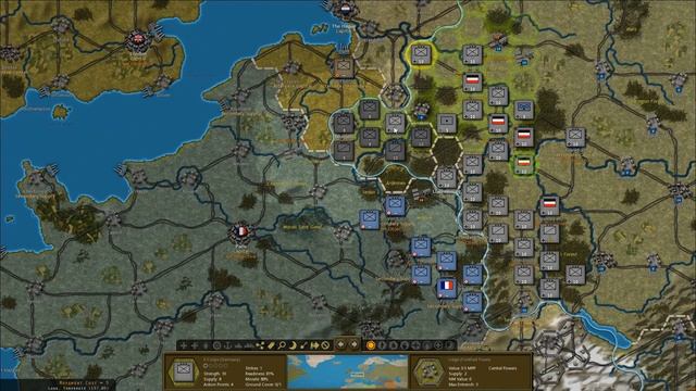 Strategic Command: WWI - Central Powers ep.1 - The Rape of Belgium смотреть онлайн