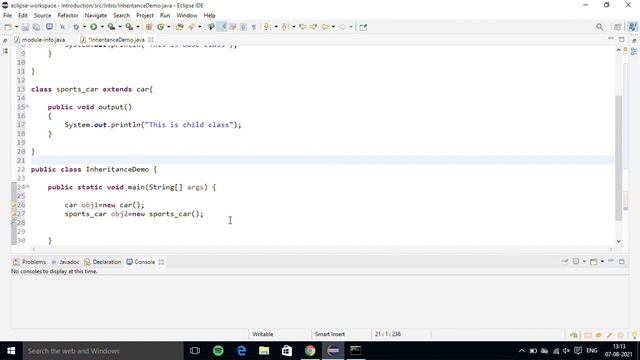 Java Inheritance Example Program in Hindi (Part 2) - Tutorial #37 смотреть онлайн