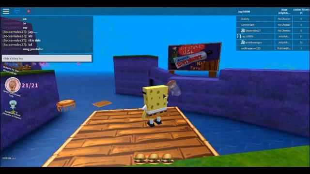 The Spongebob Movie Obby-Bonus Level 1 (JellyFish Fields) смотреть онлайн
