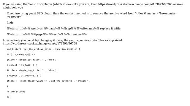 Wordpress: Modify page title format (when using title-tag) (3 Solutions!!) смотреть онлайн