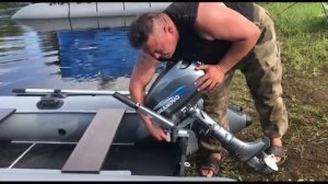 тест лодки ПВХ Румб и мотора Seanovo 5 л.с.