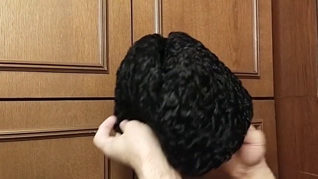 шапка каракулевая, р.59 смотреть онлайн