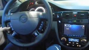 Управление магнитолой кнопками на руле Lacetti