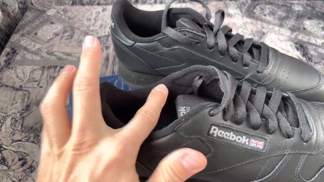Reebok classic leather 2267 black смотреть онлайн