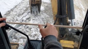 Управление задним ковшом Экскаватор-погрузчик Caterpillar 428E #JCB3cx #caterpillar432e #Terex