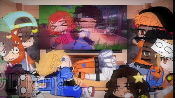 //4Town +Mei and her friends react to im so lucky meme//turning red//GC//14-16 AU//