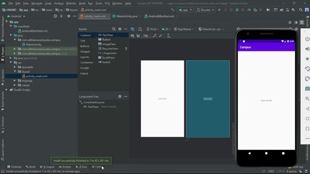 Tutorial Android Layout | Instal Emulator Android | UI Design to android Studio | Java #2 смотреть онлайн