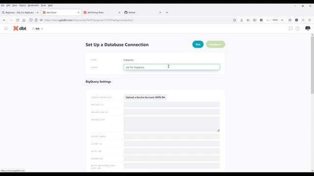 Getting Started With dbt | Set Up dbt Cloud for Google BigQuery смотреть онлайн