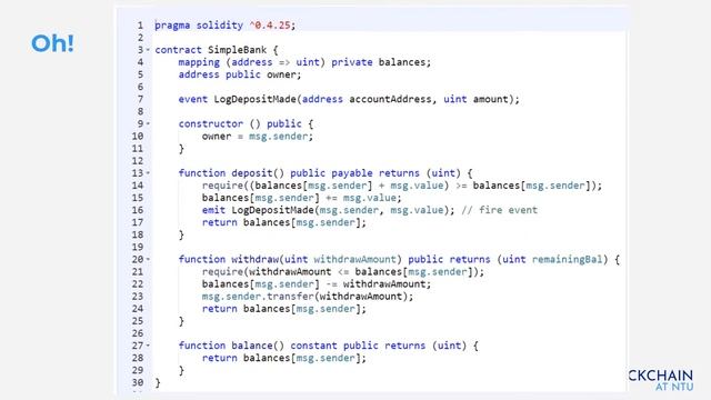 Lecture 4 | Smart Contract & Solidity (Blockchain Fundamentals, Fall 2018) смотреть онлайн