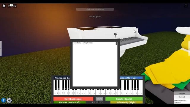 ROBLOX virtual piano (Megalovania) sheets in description. смотреть онлайн