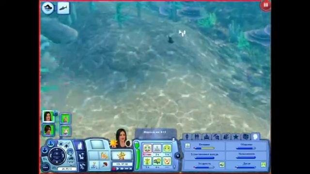 LP The Sims 3 Райские острова №35 Собираем ракушки,запасаемся ламинарией смотреть онлайн